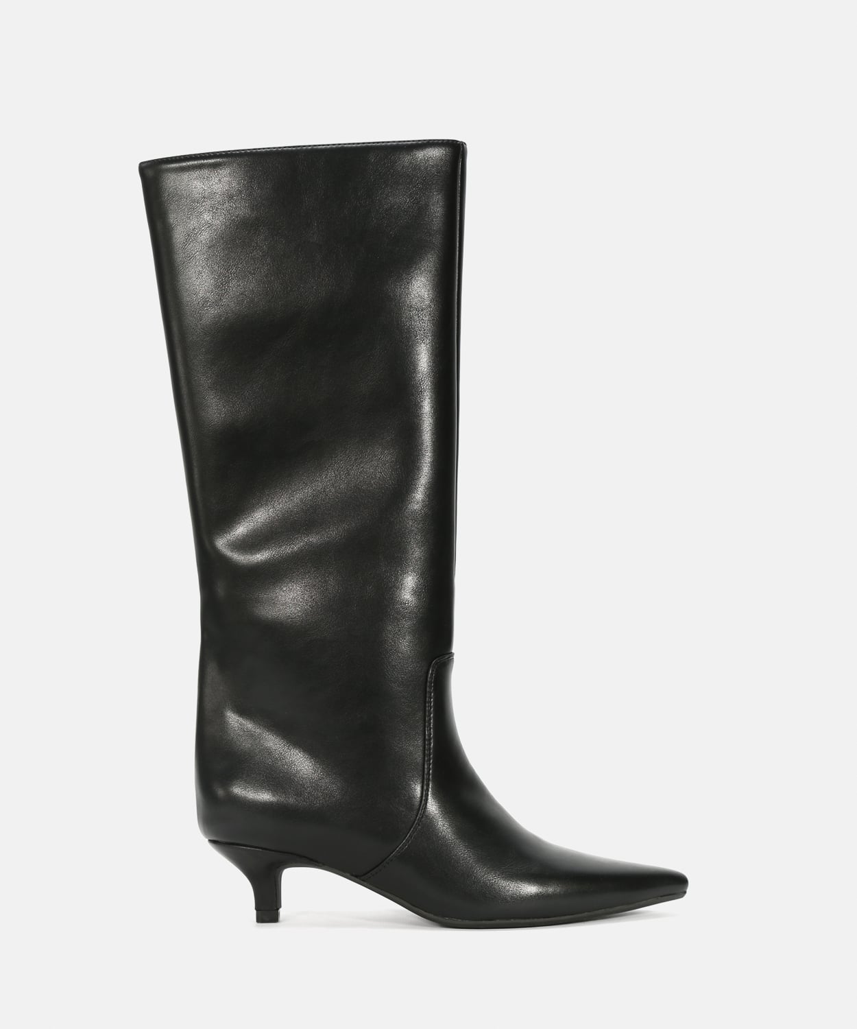 Bota alta tac&oacute;n kitten image number null